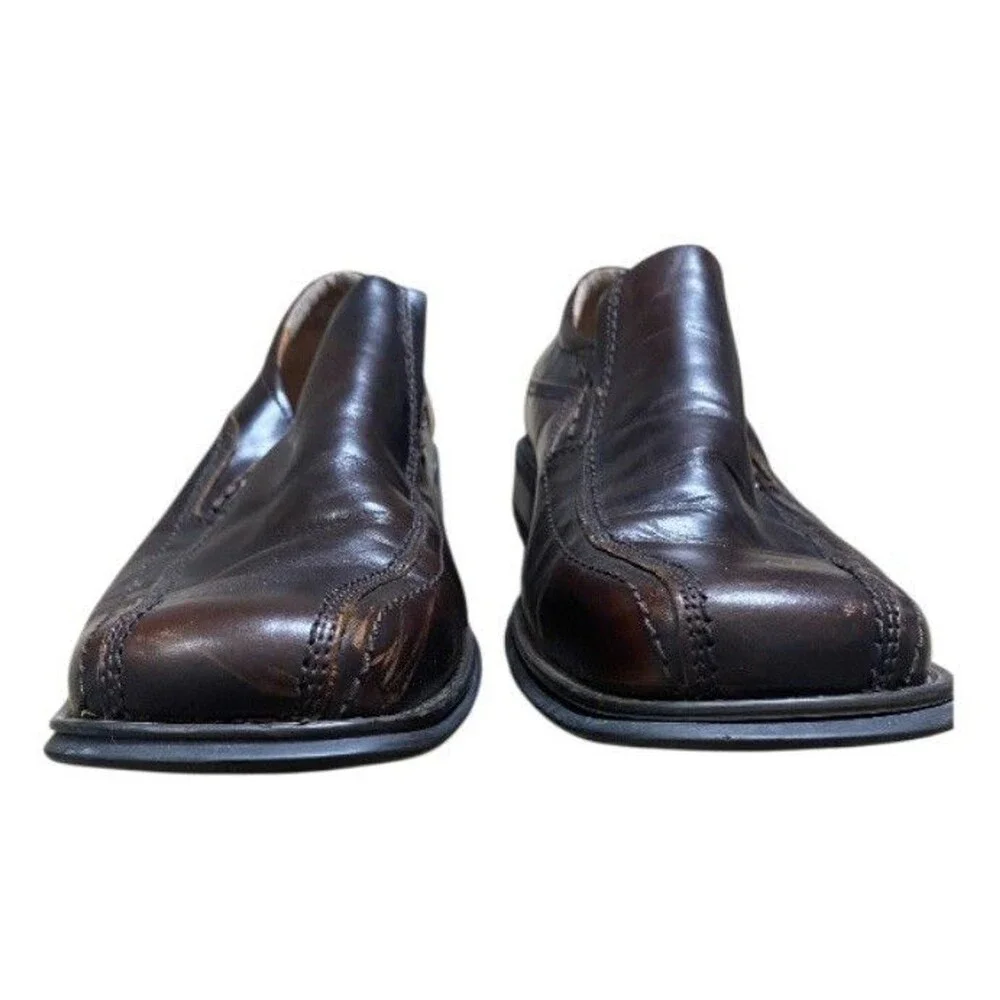 Jeffrey Tyler Men's Brown Leather Lincoln Dress Shoes Size 12M